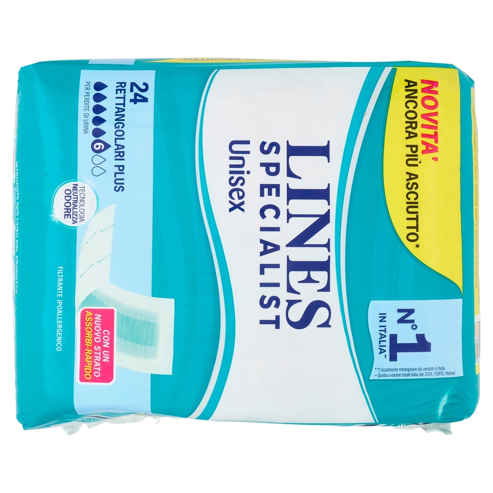 Lines Specialist Unisex Rettangolari Plus 24 pz